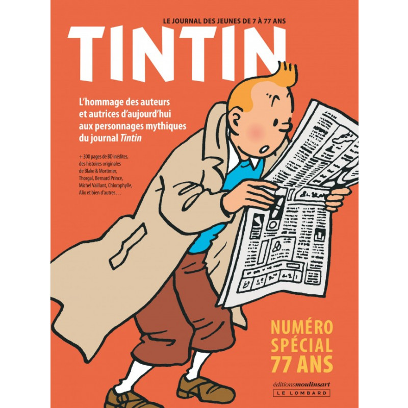 Le Journal Tintin : Numéro Spécial 77 ans - - Aventure-Action [CANAL-BD]