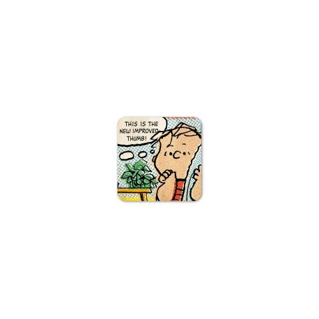 LINUS THUMB PEANUTS COASTERS 10X10