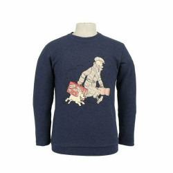 SWEAT TINTIN VALISE CHINE BLEU MARINE L