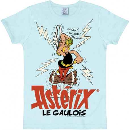 T SHIRT ASTERIX LE GAULOIS BLEU ADULTE TAILLE S