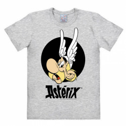 T SHIRT ASTERIX PORTRAIT GRIS ADULTE TAILLE M