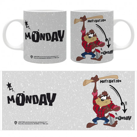 LOONEY TUNES MUG 320 ML MONDAY MOTIVATION