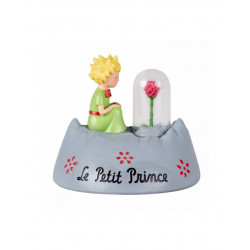 FIG LE PETIT PRINCE PLANETE AVEC SA ROSE 16 CM