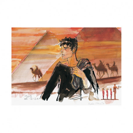 CARTE POSTALE CORTO MALTESE MEMOIRES 1989