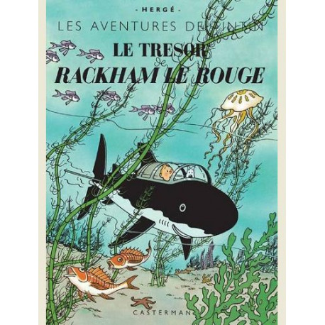 TINTIN - FAC-SIMILE COULEURS - T12 - LE TRESOR DE RACKHAM LE ROUGE