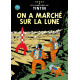 ON A MARCHE SUR LA LUNE TINTIN POSTER COUVERTURE BD 50X70 CM