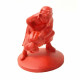 FIG TINTIN ABDALLAH MONOCHROME ROUGE 9CM