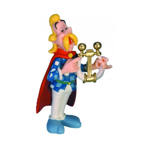 ASTERIX FIGURINE ASSURANCETOURIX JOUANT DE LA LYRE