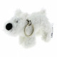 MILOU TINTIN PORTE CLES PELUCHE 8 CM