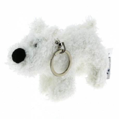 MILOU TINTIN PORTE CLES PELUCHE 8 CM