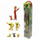 LA FAMILLE MARSUPILAMI SPIROU ET SPIP PACK 7 FIGURINES TUBO