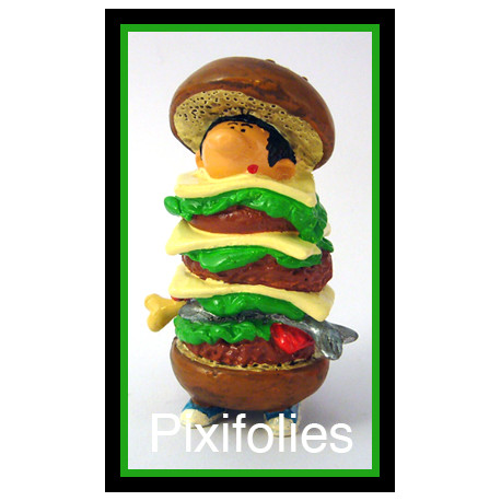 GASTON DEGUISE EN SANDWICH FIGURINE 8 CM