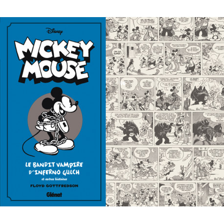 MICKEY MOUSE PAR FLOYD GOTTFREDSON NB TOME 03 1934 1935 LE BANDIT VAMPIRE D INFERNO GULCH ET