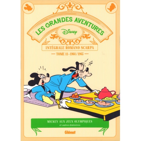 LES GRANDES AVENTURES DE ROMANO SCARPA TOME 11 1964 1965 MICKEY AUX JEUX OLYMPIQUES ET AUTRES