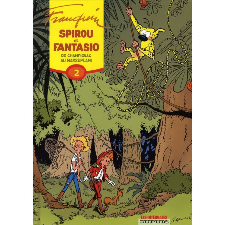 SPIROU ET FANTASIO LINTEGRALE TOME 2 DE CHAMPIGNAC AU MARSUPILAMI