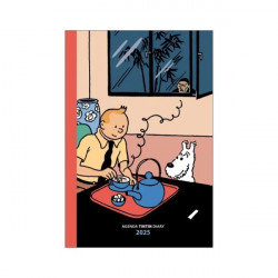 TINTIN ET LE LOTUS BLEU AGENDA 2025 15CM