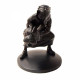 ABDALLHA MONOCHROME MAT NOIR FIGURINE 9 CM