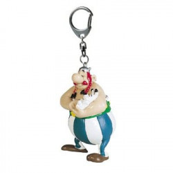 OBELIX TENANT IDEFIX PORTE CLES 6CM