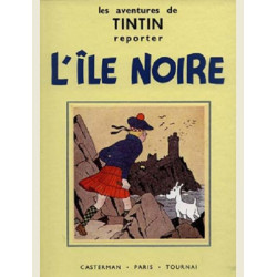 TINTIN FAC-SIMILE NOIR ET BLANC T07 L ILE NOIRE