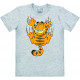 T SHIRT GARFIELD SCRATCHES GRIS ADULTE TAILLE XL