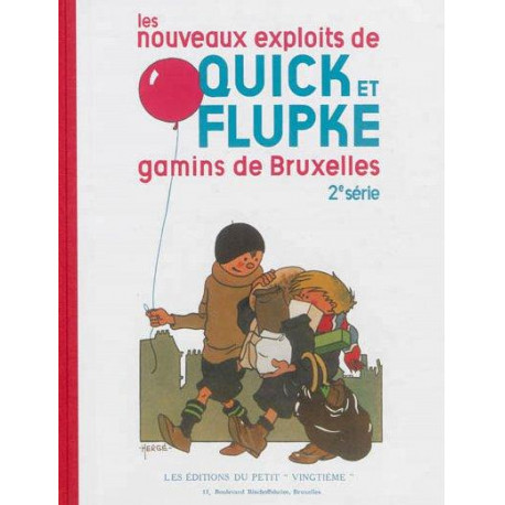 QUICK ET FLUPKE T02 GAMINS DE BRUXELLES FAC SIMILE NOIR ET BLANC