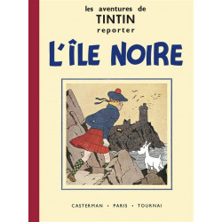 TINTIN PETIT FORMAT NOIR ET BLANC T07 L ILE NOIRE