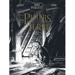 LES PILIERS DE LA TERRE  TOME 02  EDITION SPECIALE N ET B  LE FEU DE DIEU