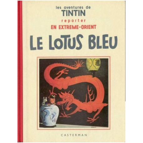 TINTIN  FAC SIMILE NOIR ET BLANC  T05  LE LOTUS BLEU