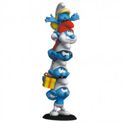 COLONNE LES SCHTROUMPFS COULEURS FIGURINE 35CM