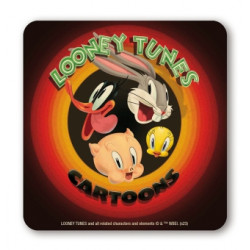 LOONEY TUNES CARTOONS COASTER COLOURED 10X10CM