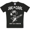 PEANUTS SNOOPY JOE COOL ROCKSTAR T SHIRT ENFANTS NOIR 2 3 ANS