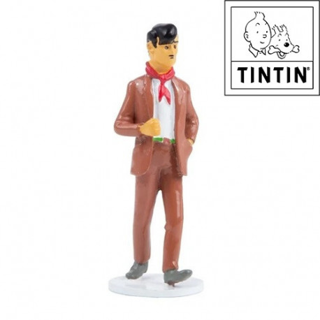 MATEO CARTE DE VOEUX TINTIN FIGURINE 7CM