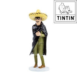 CAPORAL DIAZ CARTE DE VOEUX TINTIN FIGURINE 7CM