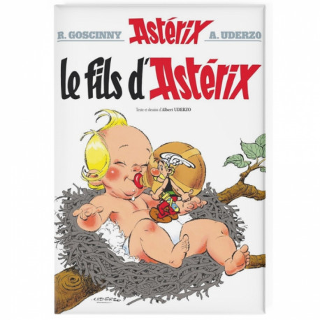 LE FILS D ASTERIX COUVERTURE ALBUM MAGNET 8CM