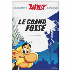 LE GRAND FOSSE ASTERIX ALBUM MAGNET 8CM