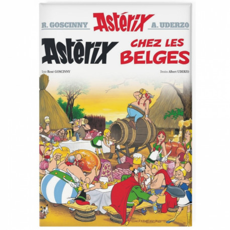 ASTERIX CHEZ LES BELGES COUVERTUE ALBUM MAGNET 8CM