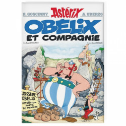 OBELIX ET COMPAGNIE COUVERTURE D ALBUM ASTERIX MAGNET 8CM