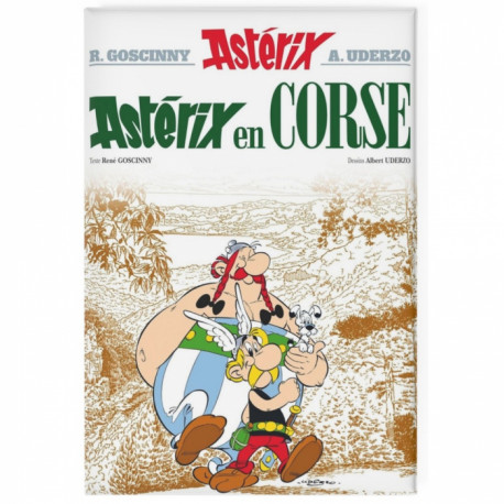 ASTERIX EN CORSE COUVERTURE D ALBUM MAGNET 8CM