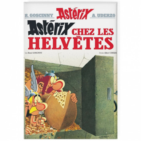 ASTERIX CHEZ LES HELVETES MAGNET 8CM