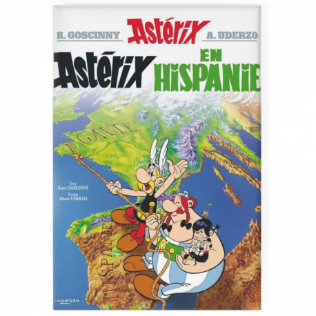 ASTERIX EN HISPANIE MAGNET 8CM