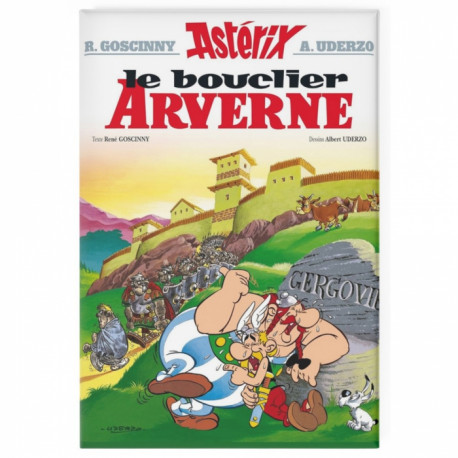 ASTERIX ET LE BOUCLIER D AUVERGNE MAGNET 8CM