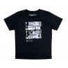 TEE SHIRT TINTIN ET CO NOIR L