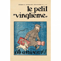 LE PETIT VINGTIEME ILS ARRIVENT N48 TINTIN POSTER 40X60CM