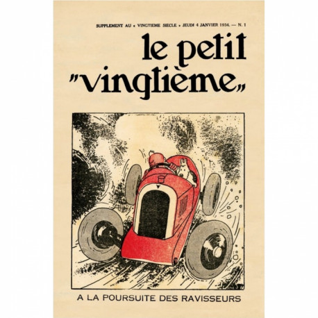 LE PETIT VINGTIEME CIGARE N1 TINTIN POSTER 40X60CM