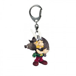 PORTE CLEF ASTERIX PORTANT UN SANGLIER