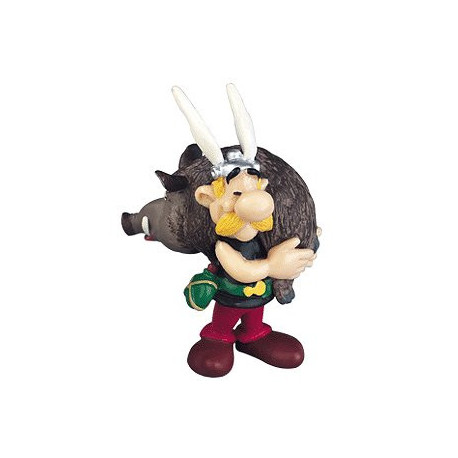 FIGURINE PVC ASTERIX PORTANT UN SANGLIER 060545